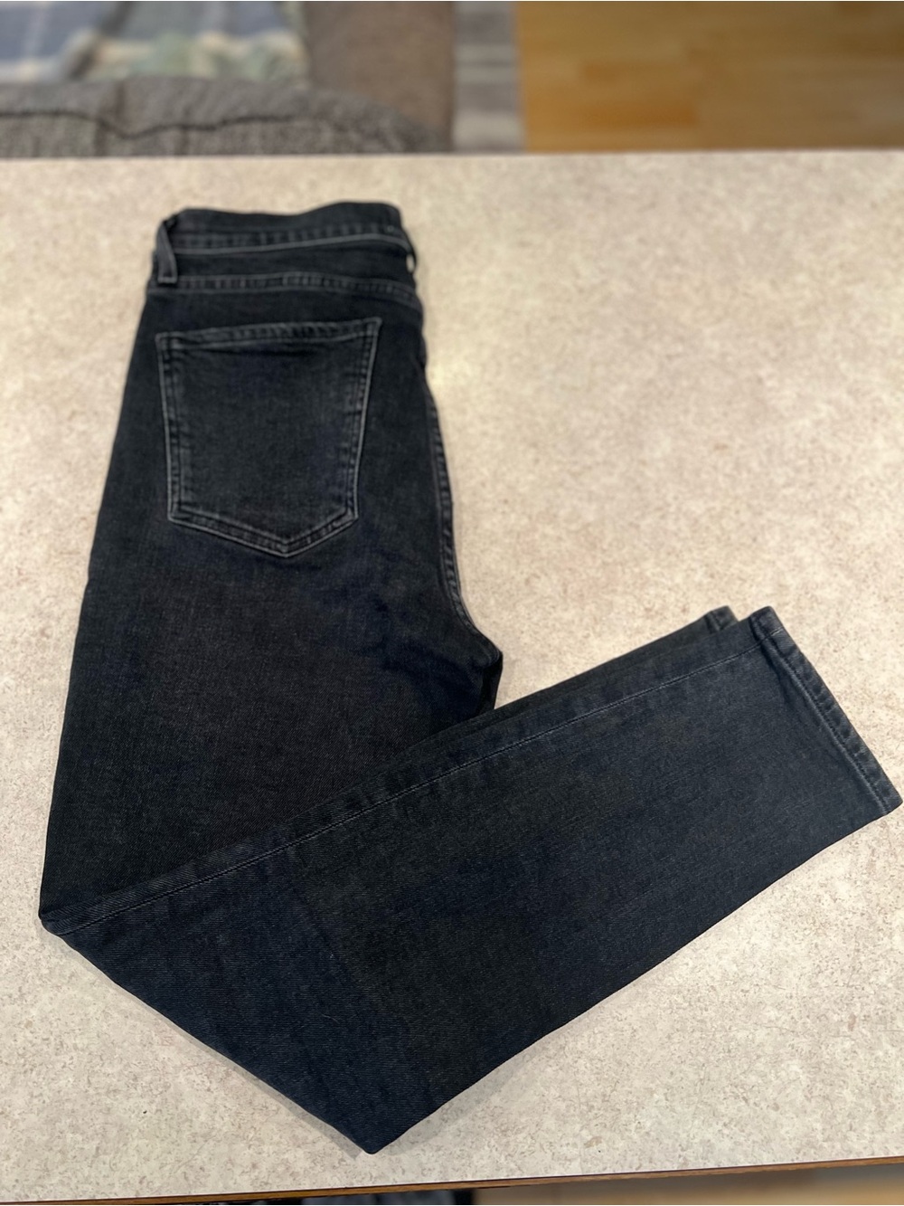 Agolde Women's Straight Leg Jeans in Washed Black